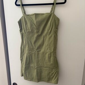 Abercrombie and Fitch Green Sleeveless Mini Dress